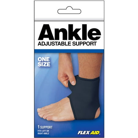 Flex Aid Adjustable Ankle Support, One Size