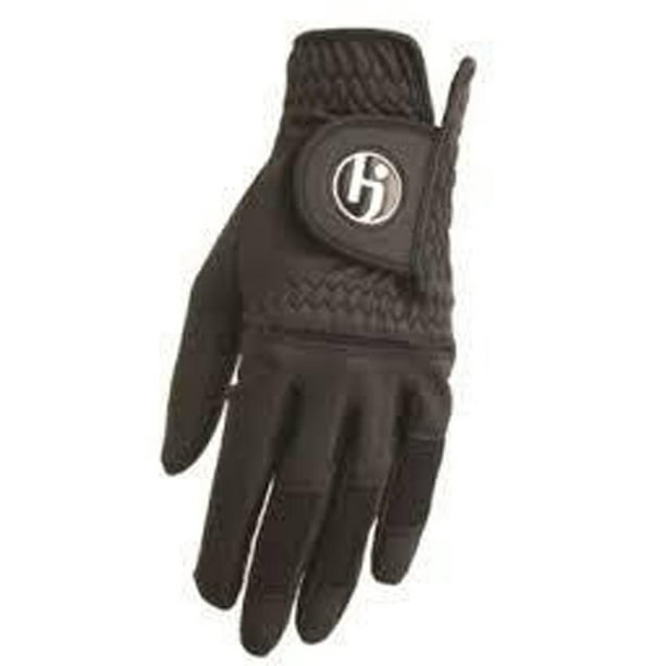HJ Mens Gripper Golf Glove Right Hand Black / Med/Large / Standard