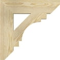 thumbnail image 3 of Ekena Millwork 4"W x 18"D x 18"H Merced Slat Rough Sawn Bracket, Douglas Fir, 3 of 4