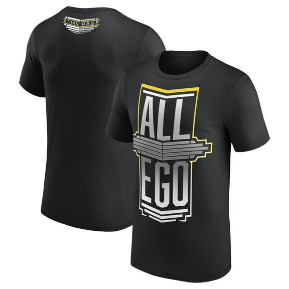 Men's Black Ethan Page All Ego T-Shirt