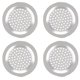 thumbnail image 1 of Paquete de 4 tapas de drenaje y coladores de acero inoxidable | Imprescindible for cocinas y baños for evitar obstrucciones y garantizar un drenaje suave., 1 of 5