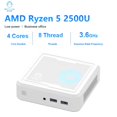 thumbnail image 2 of Genmachine New AMD Ryzen 5 2500U jusqu'à 65W Mini PC DDR4 jusqu'à 32 Go NVME SSD Wifi5 Bluetooth 4.2 Ordinateur de Jeu RX Vega 10 Graphite, 2 of 5