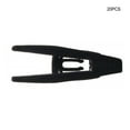 thumbnail image 4 of Clip para colgar ropa Naiovety 20 piezas armario pantalones colgantes abrazadera para toallas soporte organizador estante de flocado negro, 4 of 6