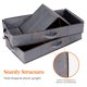 thumbnail image 2 of Contenedores de almacenamiento personalizados debajo de la cama Bolsa de almacenamiento de ropa de tela duradera con manija reforzada y ventana transparente WD.WDQZL Hogar, 2 of 6