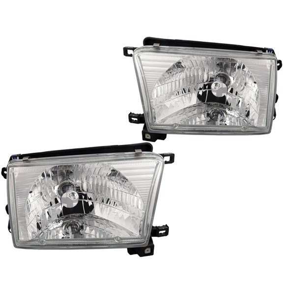 EPIC LIGHTING OE Style Halogen Headlights Assembly Replacement for TOYOTA 99-02 4RUNNER [ TO2502128 TO2503128 8115035300 8111035320 ] Pair