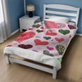 thumbnail image 7 of Hfolob Valentine's Day Blanket Flannel Decorative Blanket Air Conditioning Blanket （100X150Cm） Room Decor, 7 of 7