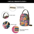 thumbnail image 4 of FORMRS Crossbody Bag for Women Quilted Travel Shoulder Cell Phone Purse with Chain Strap Handbag, Art Map, 4 of 7