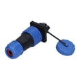 thumbnail image 4 of IP68 Waterproof Plug Socket Square Screw Crimping Aviation Industrial Connector Adapter 250V5 Pin, 4 of 14