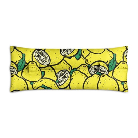 Happy Lemons Seat Belt Pillow Playful Fruit Pattern, Post-Op Recovery Support (Cute & Functional)
