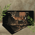 thumbnail image 4 of 1 Pcs 2D Flat License Plate Covers & Frames, Deer and American For Decorative Front, Waterproof For Decoration Aluminum License Plate Covers & Frames Cover For Men Women, 12" X 6", 4 of 6