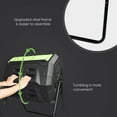 thumbnail image 3 of SQUEEZE master Compost Bin 43 Gallon Outdoor Tumbler composters Garden Tumbling or Rotating Compost Green Door, 3 of 6