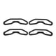 thumbnail image 1 of Seat Belt Harness Pass Through Bezel Anti Aging Wear Resistant UTV Harness Pass Through Bezel Perfect Fit Deform Proof 4 Pcs For UTV ANGGREK Accesorios, 1 of 8