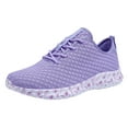 thumbnail image 1 of NEWMAL Women's Walking Shoes Comfy Casual Knit Sneaker （10 LAVENDER）, 1 of 7