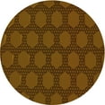 thumbnail image 1 of Ahgly Tapis Rond Lavable en Machine Intérieur Transitionnel Rouge Nuit, 3 Pieds Rond, 1 of 7
