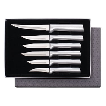 Rada 6 Piece All-Star Paring Knife Gift Set, Silver Handles
