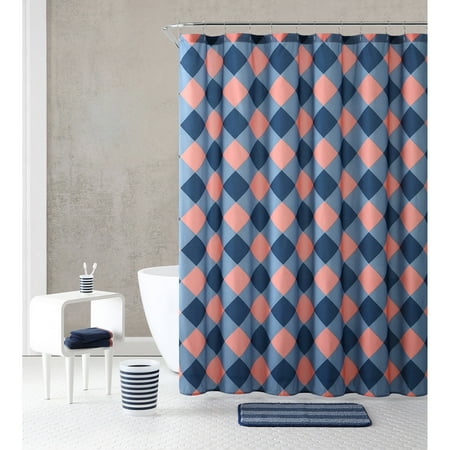 Discontinued Vcny Home Multicolor 18 Piece Bathroom Shower Discontinued Vcny Home Multicolor 18 Piece Bathroom Shower Curtain