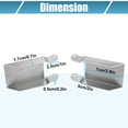 thumbnail image 7 of 2 Set Front Storage Lid Replacement Hinge Kit for Polaris Sportsman 450 570 850 2015 2016 2017 ATV Aluminum Brackets, 7 of 7
