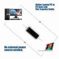 thumbnail image 3 of USB 2.0 Laptop Data Link File Transfer Cable, Direct Copy, No External Power, AutoRun, Multilanguage Recognition for  2000 XP VISTA 7 8, 3 of 8