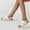 White, variant on AXXD Sandals for Women 7 Summer Casual Shoes Fish Mouth Thick Sole Hollowed Out Sandals