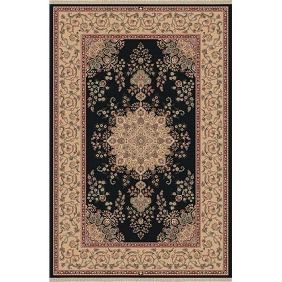 Brilliant 7 ft. 10 in. x 11 ft. 2 in. 7201-090 Rug - Black