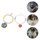 thumbnail image 3 of GOOHOCHY 2 collares para perro: con diseño de corazón, ajustables, con cuentas, joyería para mascotas, ideal para fiestas y uso diario., 3 of 8