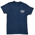 thumbnail image 2 of Quiksilver Men's T-Shirt Quik Lockup Mod Short Sleeve Crewneck Tee (Small, Navy Heather), 2 of 2