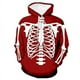 thumbnail image 4 of Sudadera con capucha con estampado 3D de calavera y esqueleto para hombre, ropa divertida de manga larga, estilo callejero, holgada, para Halloween, 4 of 4