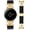 Black/Gold, variant on Wearlizer Braided Magnetic Band Compatible with Google Pixel Watch, Stretchy Nylon Watch Band for Women Men, D-Shape Designer Sport Wristband for Pixel Watch 4/3/2/1, 41mm