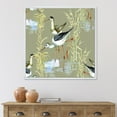thumbnail image 3 of Designart Herons Birds In The Water FLOAT FRAME WALL ART, 3 of 4