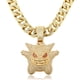 thumbnail image 1 of Cadena de eslabones cubanos para hombre, collar cubano plateado chapado en oro, cadena de diamantes para hombres y mujeres, cadena helada, colgante de hip hop, joyería, 1 of 5