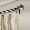 thumbnail image 2 of Leon Double Curtain Rod 1" OD 160-240 inch - Satin Nickel, 2 of 3