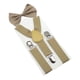 thumbnail image 2 of Conjunto de Tirantes Yinane para Niños con Pajarita Y Pantalones Caqui, 2 of 8