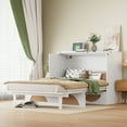 thumbnail image 2 of Full Size Murphy Bed Cabinet with Large Capacity Drawers, Convenient Murphy Bed with USB Interface, for Bedroom, White, 2 of 9