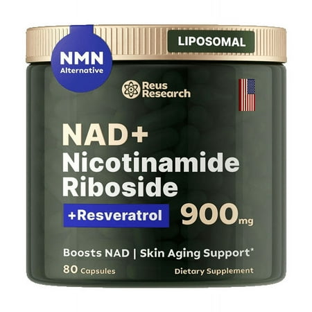 Anti-Aging NAD+ Formula – Cellular Energy & DNA Repair | 80 Capsules