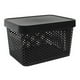 thumbnail image 1 of Caja con Tapa Plastic Trends Modelo Paris Capacidad 17Lts Color Negro 1 Pieza, 1 of 4