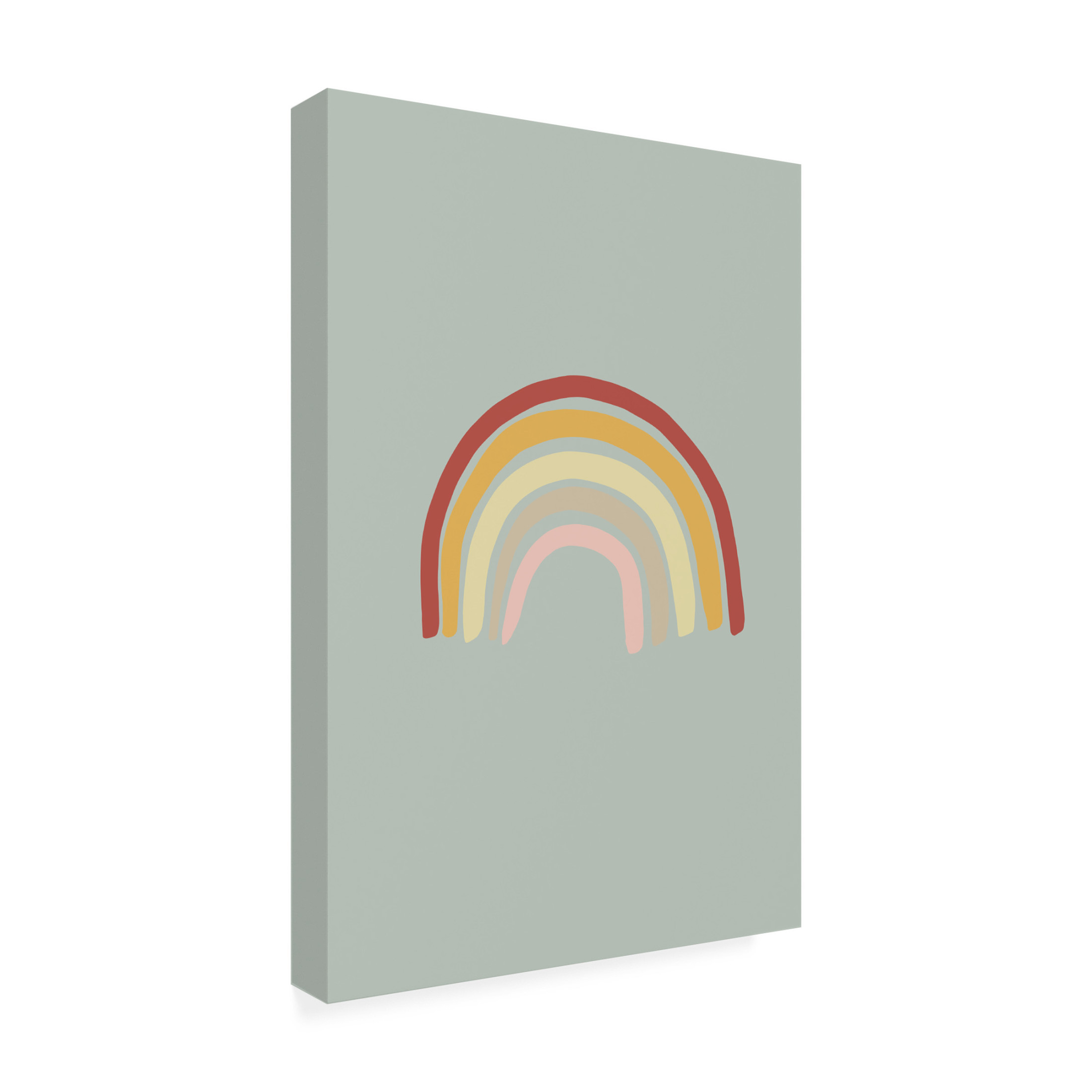 Canvas Wall Art - Pictufy Studio 'Rainbow Green' Wall Art for Living Room, Bedroom, or Office Décor by Trademark Fine Art - 12 x 19 Inches
