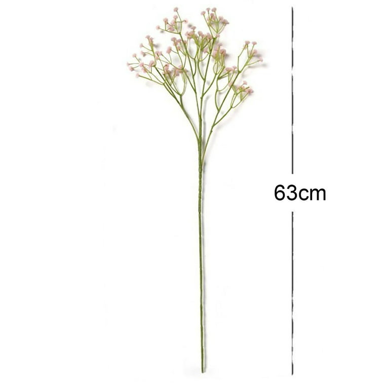 Ludlz 5PCS Artificial Baby Breath Flowers Fake Gypsophila Bouquets Fake  Real Touch Flowers for Wedding Decor DIY Home Party Ornamental Vase Bottle
