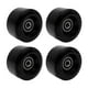 thumbnail image 1 of Juego de 4 ruedas de patín en línea cuádruples para interior / exterior PU 58 Negro Sunnimix Rueda de patines, 1 of 8