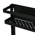 thumbnail image 6 of Household Essentials Metal Magnetic Organizer with Towel Rack, Black, 6 of 6