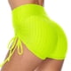 thumbnail image 1 of Pantalones cortos de yoga de cintura alta para mujer con fruncido en el trasero y efecto lifting. Leggings deportivos para correr. Tejido de compresión, diseño adelgazante, múltiples tallas., 1 of 3