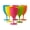 B, variant on 6PCS Easter Colorful Plastic Wine Goblets, Pearlized Stemmed Cocktail Cups for Party and Home Bar, Festival Drinkware Random Color, 380ml
