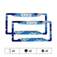 thumbnail image 2 of Lions Aluminum License Plate Frame Four-Hole License Plate Frame (one pair) 12 Inches x 6 Inches Sun-Proof and Rust-Free Suitable For Cars/Trucks/SUVs, 2 of 10