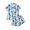 /c86Blue146, variant on CUZIBR Kids Pajamas For Boys Girls Short Sleeve Ocean Animal Graphic Button Down Shirt And Shorts 2 PC Sleepwear Lapel Smooth Loungewear Soft Festival Party Homewear,Blue,3-4 Years