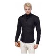 thumbnail image 2 of Camisa De Manga Larga Rayada De Hombres Seda De Hielo, 2 of 8