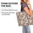 thumbnail image 2 of Fotbe Brown Sloth Bolsa Tote Estética de Lona con Estampado para Mujer - Bolsa Reutilizable de Hombro Casual para Vacaciones, Compras, Trabajo y Gimnasio, 2 of 8