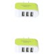 thumbnail image 1 of Methold USB Universal de 3 puertos para teléfono móvil, de enchufe europeo/estadounidense, adaptador de de pared de viaje, de teléfono, 1 Type3 NO3, 1 of 6