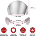 thumbnail image 2 of Stainless Steel Bowl with Handle +Stainless Steel Inlet for 6Q Bowl-Lift Stand Mixer Accessories, 2 of 5