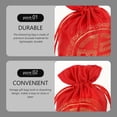 thumbnail image 4 of unbranded 20Ud Bolsas De Regalo Reutilizables Con Cordón En Rojo Para Joyería Y Dulces, 4 of 7