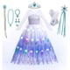 thumbnail image 3 of Disney-vestido de princesa Elsa y Anna para niños, disfraz de Frozen Rapunzel, para fiesta de cumpleaños, de 2 a 10 años, 2024, 3 of 5