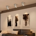 thumbnail image 2 of Aisilan Foco de Techo LED Blanco con Zoom 12W Regulable Ángulo de Haz Ajustable 10-55 Ángulo Giratorio CRI 97 Lámpara Decorativa de Aluminio Mate para Pasillo Mural Sala de Estar Blanco Cálido 3000K, 2 of 5